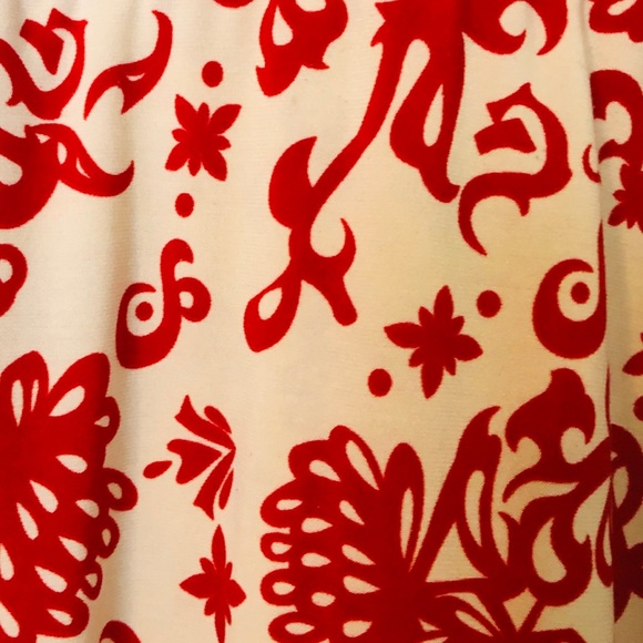 Women Red/White Dress - Picture 7 of 8